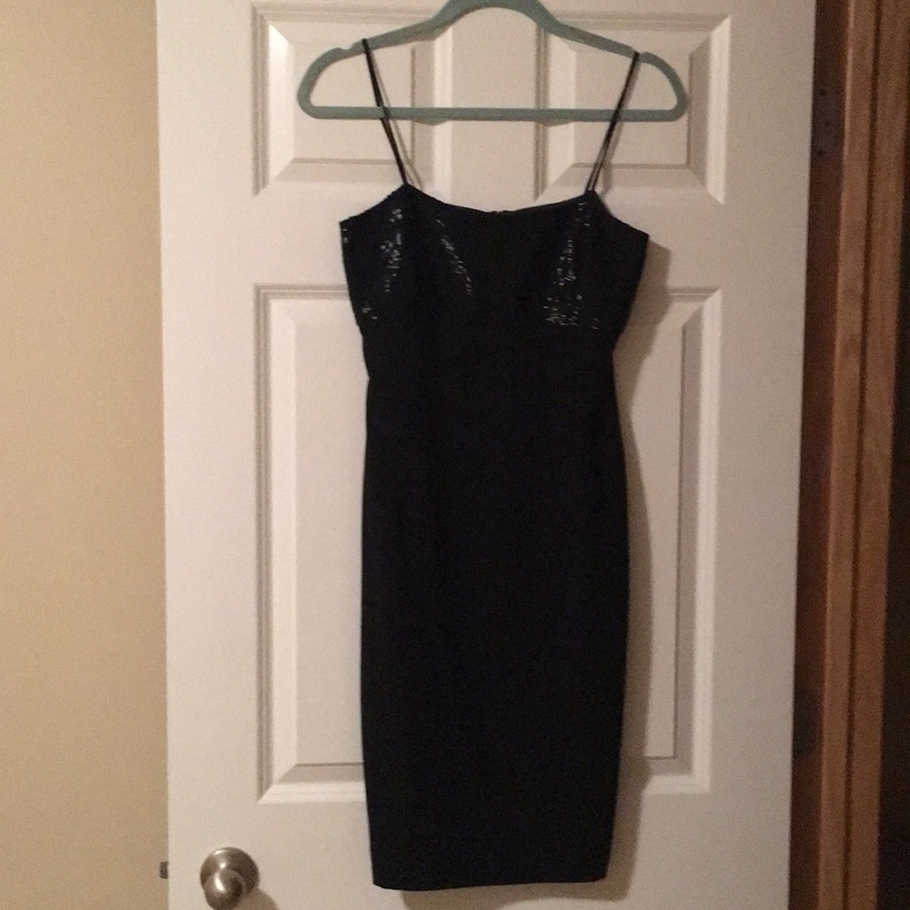 Ralph Lauren black sequin dress